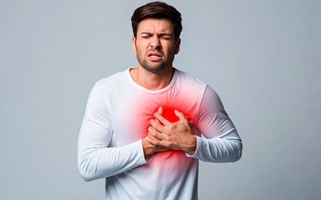 Человек держится за сердце